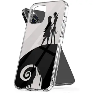 Phone Case Jack Cover and TPU Sally Accessories Shockproof Transparent Compatible with iPhone SE 7 8 X XR 11 12 13 14 15 16 Plus Mini Pro Max Samsung Galaxy Note S9 S10 S20 S21 Ultra Plus Cellphone Protective
