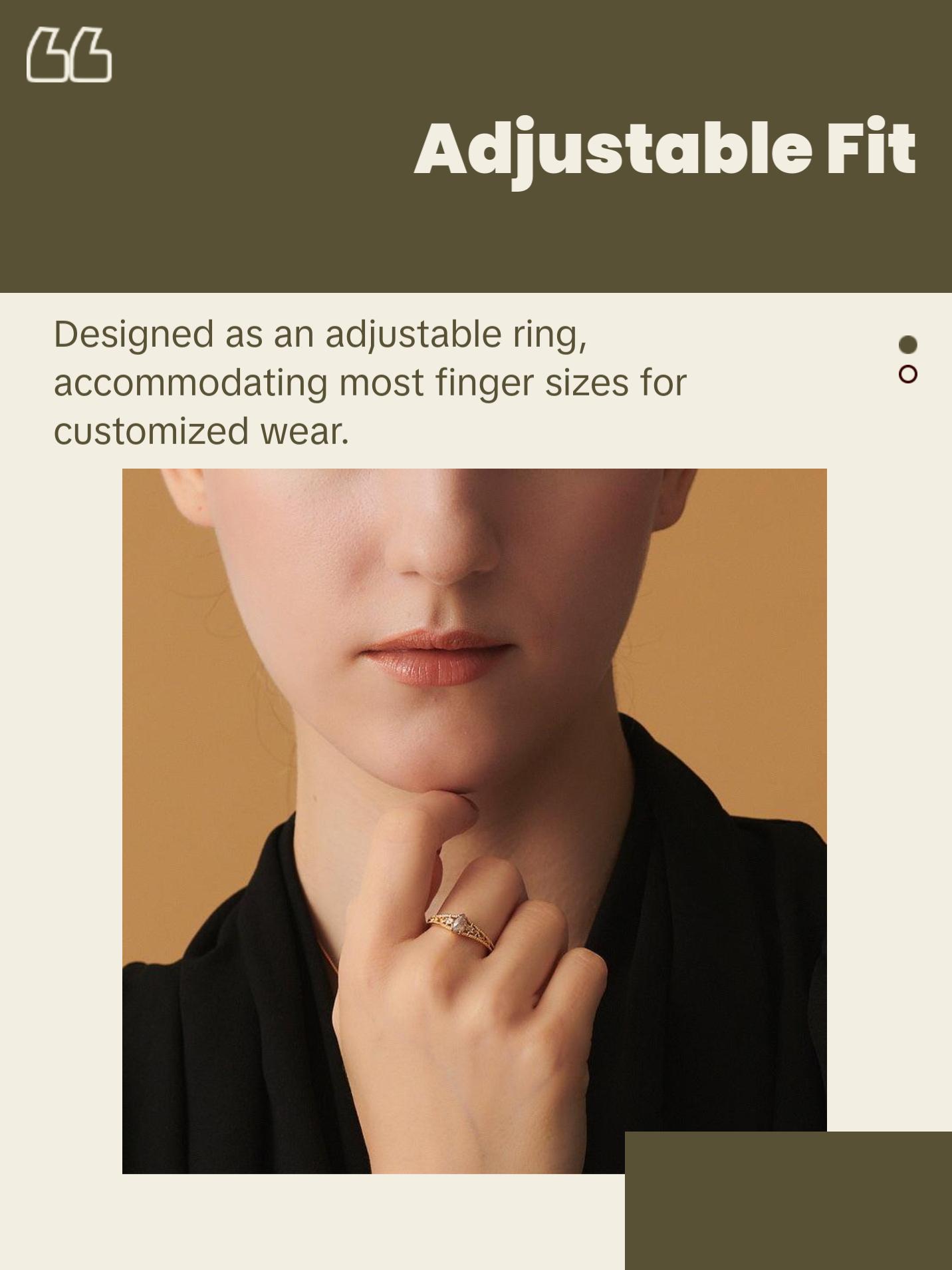 Labradorite Pear Cut Vintage Style Ring