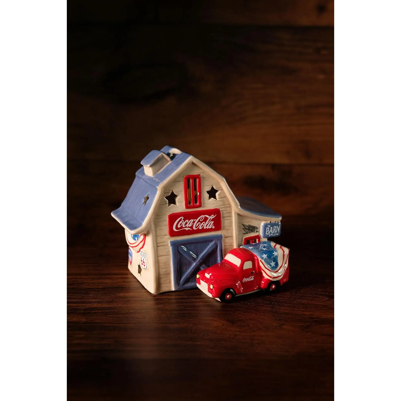 Coca-Cola Barn Stop Candle House