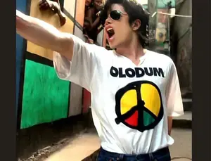 Olodum Michael Jackson Tee, They Dont Care About Us Shirt, Brazil Peace Symbol Top, Vintage Music Video Shirt, Retro King of Pop Graphic Tee