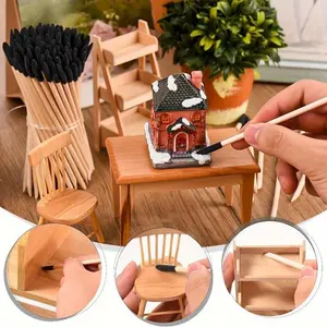 10 pcs Sand Sticks: Multi-Functional Polishing Tools for Fine Details, Perfect for Plastic Models, Wooden Hobbies, and More