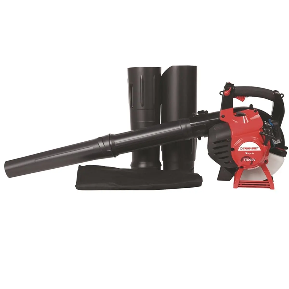 212 MAIN 27cc 2-Cycle Engine 2-in-1 Leaf Blower and Vacuum Combo, 18 lbs Jumpstart Ready Power Tool with Comfortable Handle Grip, Easy Start, Extended Output Nozzle, 10-to-1 Debris Reduction for Leaf Cleanup
