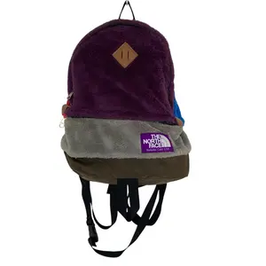 Pre-owned THE NORTH FACE Polyester Tote Bags Purple Label Fleece Medium Backpack
