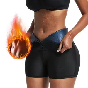 Sauna Sweat Shapewear Shorts Pants Thigh Slim Suit Waist Trainer Control Neoprene Pants Workout Gym shaperwear Athletic Bottoms Athletic Compression Gymwear