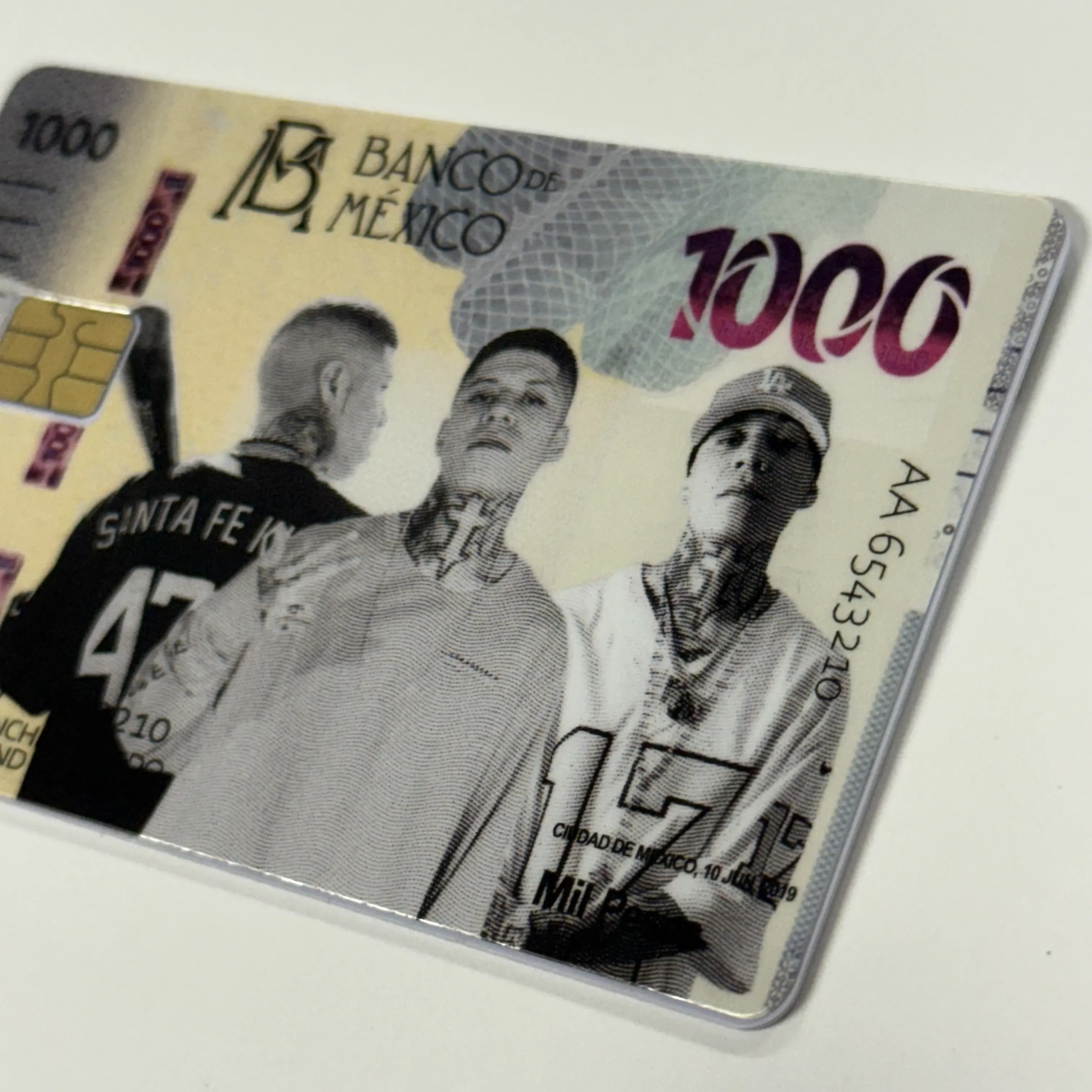 Santa Fe Klan 1000 Pesos Debit/Credit Card Sticker Cover