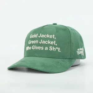 Gold Jacket Green Jacket - Green Suede