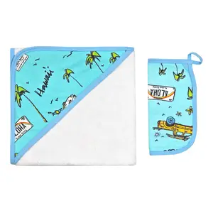 We Go Holoholo Hooded Towel Set