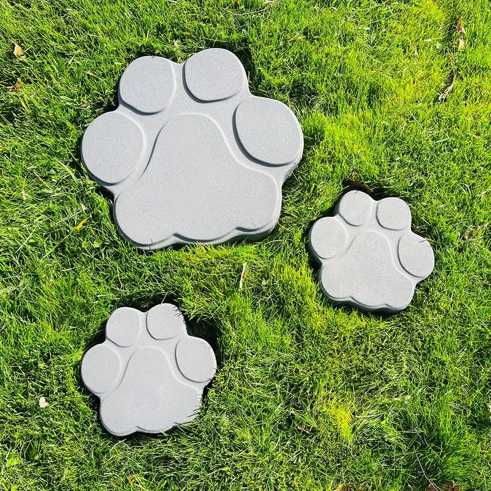 Joyful Paw Print Stepping Stone (Multiple Sizes) Joyful Paw Print Stepping Stone (Multiple Sizes)