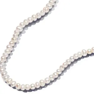 Pandora Treated Freshwater Cultured Pearls T-bar Collier Necklace 14k gold plating 363297C01-45