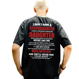 Stepdad Shirt, Fathers Day Gifts For Stepdad, Bonus Dad T Shirt From Daughter, Funny Gifts For Stepfather, Unisex Short Sleeve Tee, Casual Clothing
