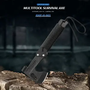 Camping Hatchet, Survival Axe,Stainless-Steel Blade,Fiberglass Shock Reduction Handle with Anti-Slip Grip, for Chopping Wood,Gardening and Outdoor Survival,Gift for Dad Men