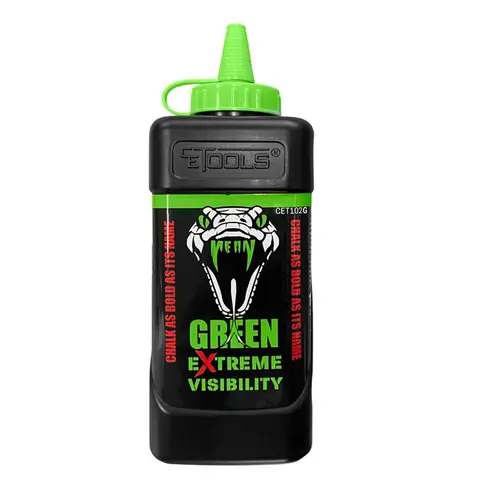 212 MAIN 10 oz. Extreme Visibility Standard Marking Chalk - Fluorescent Green, High Visibility Chalk, 10Oz
