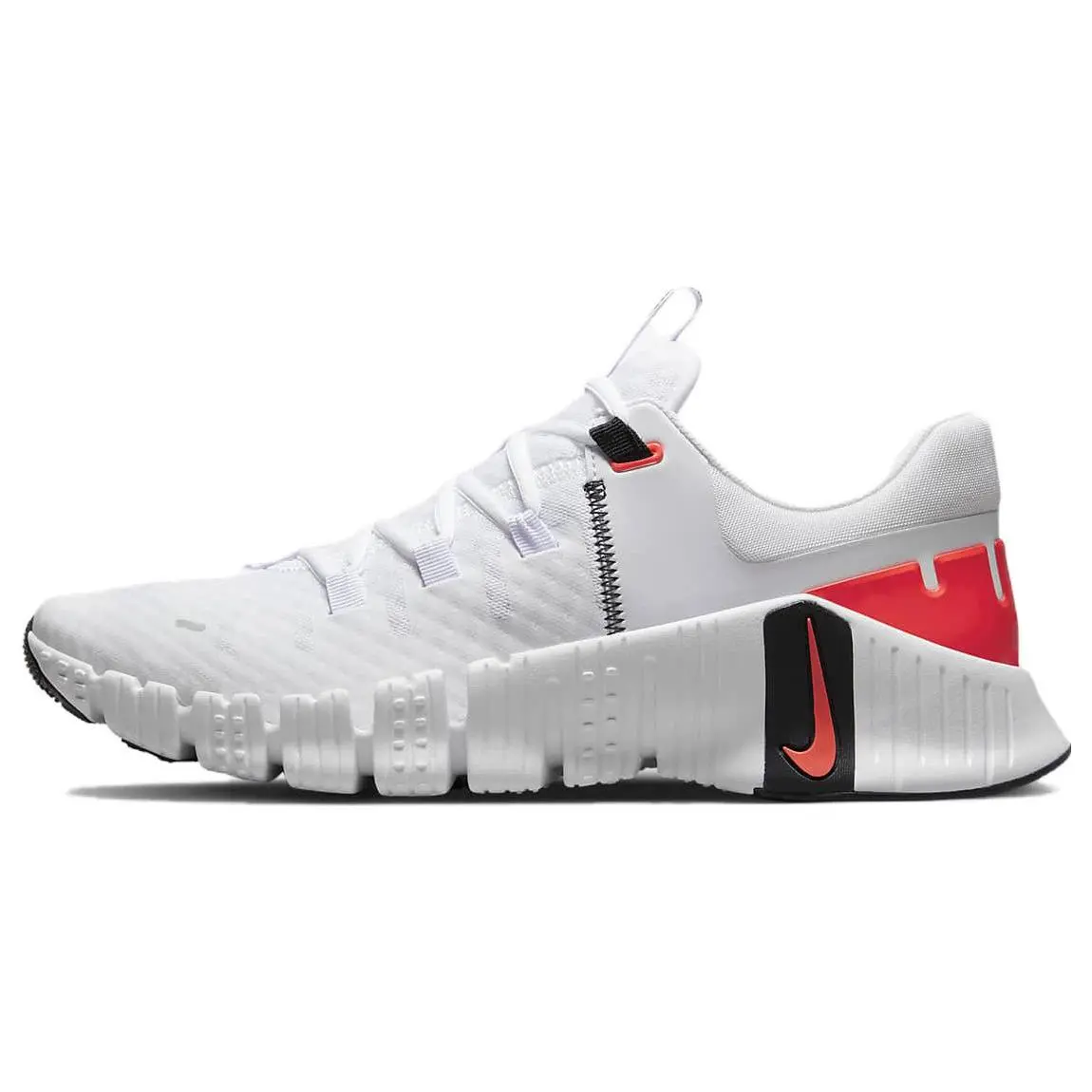 Nike Free Metcon 5 Athletic Training Sneakers - 'White Bright Crimson', Multi-Size Sports Footwear