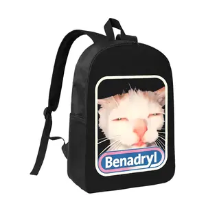 CAT， Classic  Backpack, Durable, Water-Resistant Backpack with Adjustable Shoulder Straps, Black，Student backpack