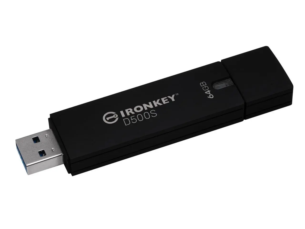 IronKey D500S 64GB USB 3.2 Gen 1 Type A Flash Drive IKD500S64GB