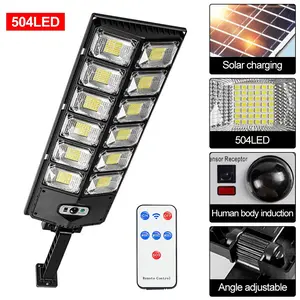 Solar Street Light Outdoor  3 Modes LED Motion Sensor Security Wall Lamp ， IP65 Waterproof Remote Control Solar Lights Outdoor Mounted Light，Suitable for Yard, Garage, Porch, Pool,Garden,Barn,Patio