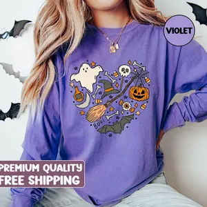 Comfort Colors Oversized Tshirt, Halloween Tshirt, Witch Tee, Witch Sisters Vintage Style Halloween, Hocus Pocus Tee, T-shirt Halloween Shirt, Retro Halloween, Graphic Tee, Halloween Tee, Sweatshirt Halloween https://p19-oec-ttp.tiktokcdn-us.com/tos- 268