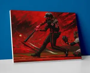 Elly De La Cruz Poster - Cincinnati Reds Baseball Wall Art - POSTER NO FRAME