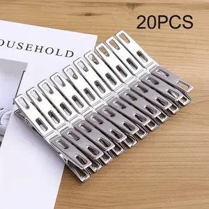 20pcs Clothesline clip, strong clip, clothesline clip, sock clip, small clip, flat mouth clip