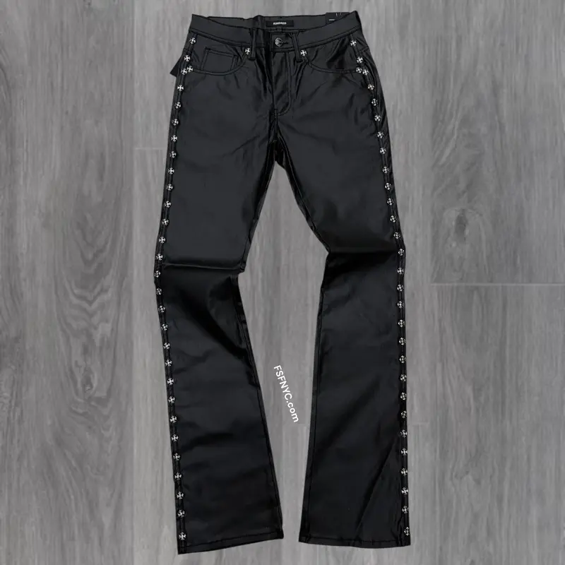 stacked jeans mens black - TikTok Shop
