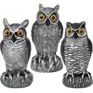 [Owl Decoy Pest Repellent] Stylish Owl Decoy - Keep Unwanted Pests Away - Perfect for Garden, Porch, or Balcony