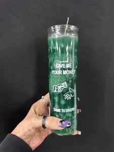 7 Day Give Me Your Money Green Candle