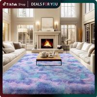 Tie-dye blue rainbow