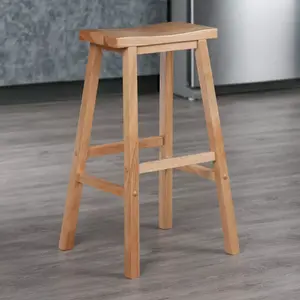 29" Satori Saddle Seat Barstool Beech