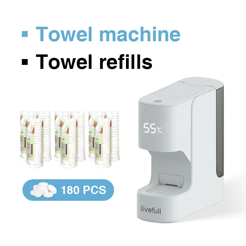1 Machine+ 180 Pcs Towels