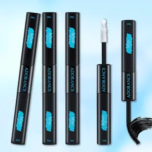 ADORANCE Waterproof Eyelash Glue (3-Count Pack), 2-in-1 Long-Lasting Lash Bond and Seal Glue, Sweat-Proof Eyelash Extension Glue for Cluster Lashes, Waterproof Eyelash Clusters, Waterproof Formula