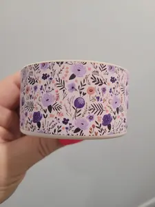 Purple Garden Silicone Boot Bumper Sleeve for Tumbler silicone bottom