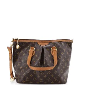 Pre-owned Louis Vuitton Canvas Coated Tote Bags REBAG Palermo Handbag Monogram Canvas PM by Rebag