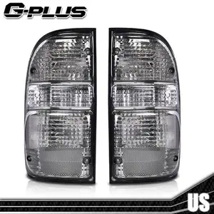 Fit For 01-04 Toyota Tacoma Smoked Lens Tail Lights Brake Lamps