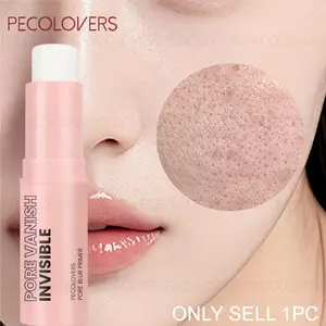 1PC Invisible Pore Facial Makeup Primer Stick - Long-lasting, Oil-controlling, Concealing Minor Blemishes and Dark Circles, Mild and Oil-free Formula,  Suitable for All Skin Types, Creating A Flawless Makeup Base