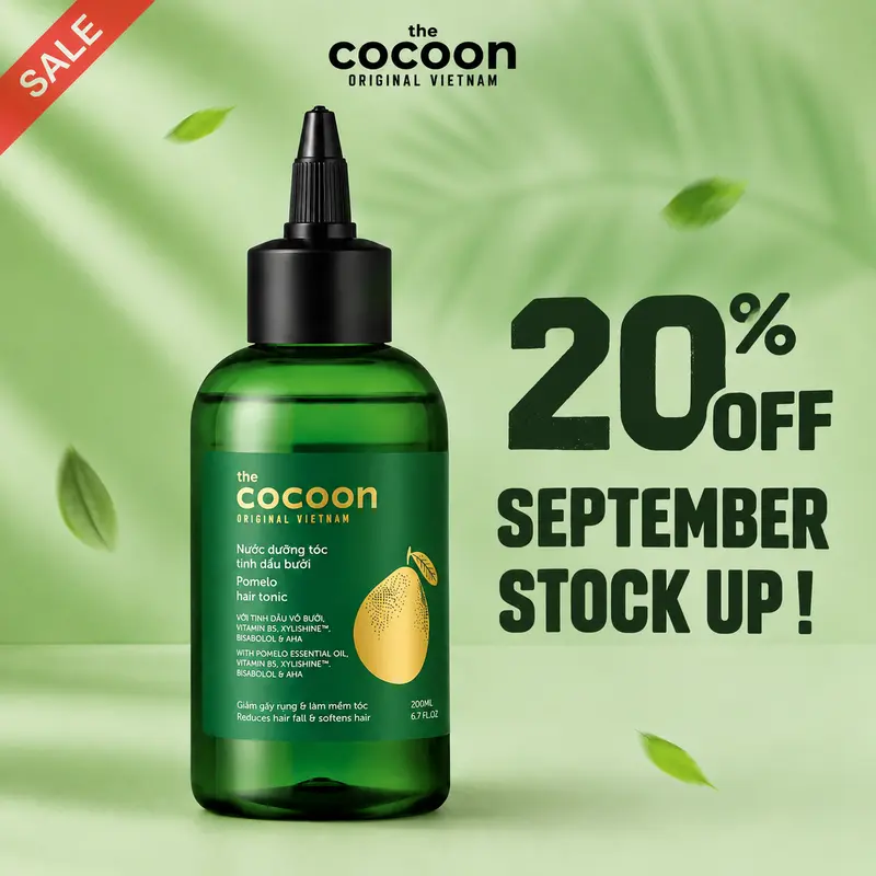 Cocoon Pomelo Hair Tonic - 100% Vegan Cosmetic