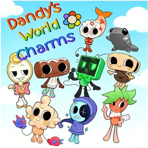 Dandys World Acrylic Keychain / Goob / Astro / Shelly / Vee / Glisten / Cosmo / Shrimpo / Pebble /  Perfect Gift for Fans & Collectors