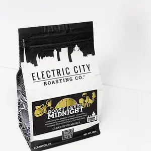 Electric City Roasting Co. Roast Level Midnight Specialty Coffee 12oz Whole Bean Beverage Dark