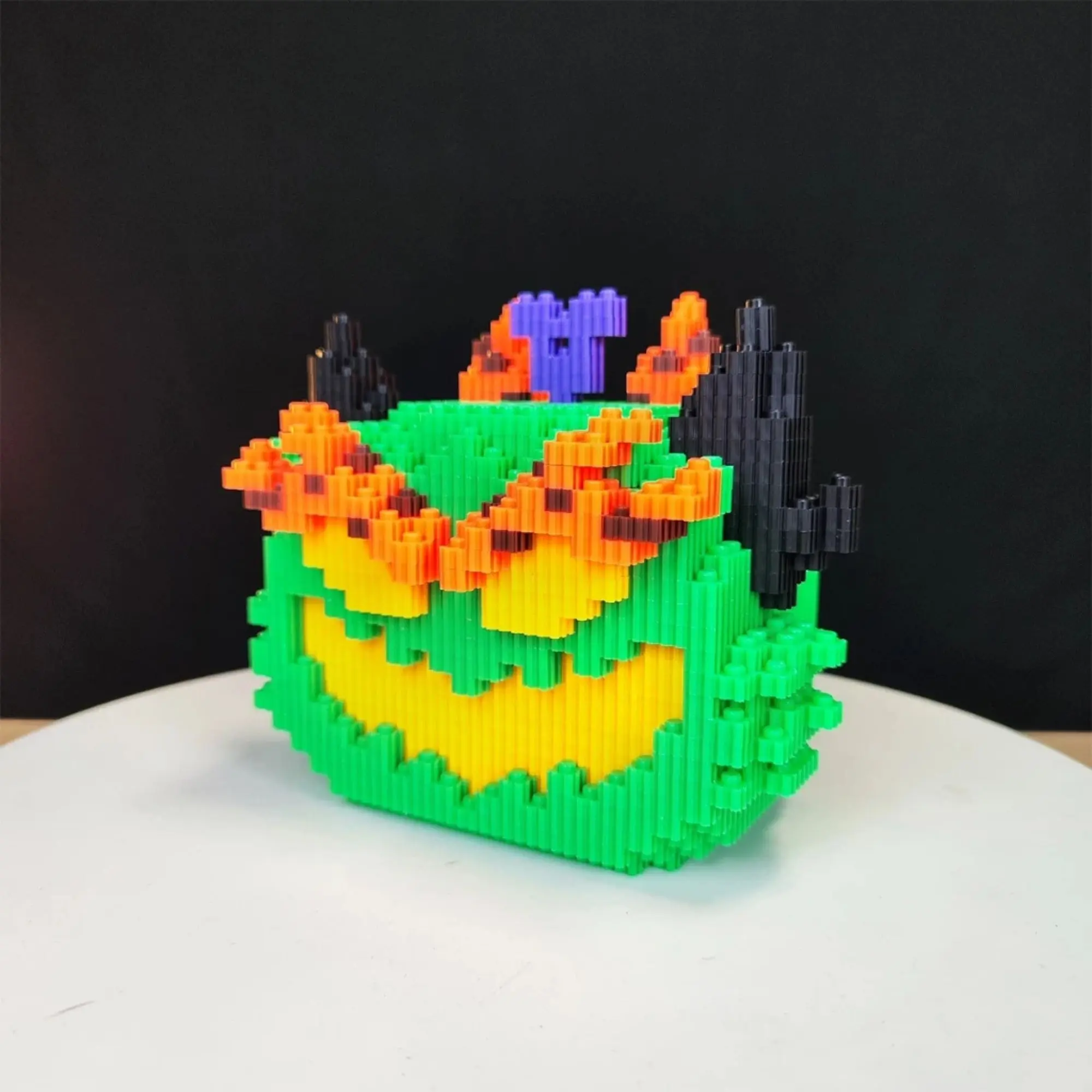 Blox Fruits Dragon Super Blox Fruits Devil Fruit Assembly Model Building Kits - Fruits Building Blocks Series - Small Particle Ornaments for Creative Assembly and Decoration