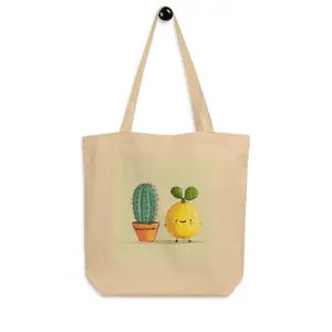 Tote bag, grocery bag, reusable bag, book bag, tote, grocery, ergo, lemon, cute, summer