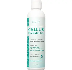 Ebanel Professional Callus Remover for Feet with 20% Urea, Epsom Salt, Salicylic Acid, Glycolic Acid, Heel Toe Foot Callus Remover Gel Peel Exfoliator Dead Skin Removal for Feet, Cracked Heel Repair