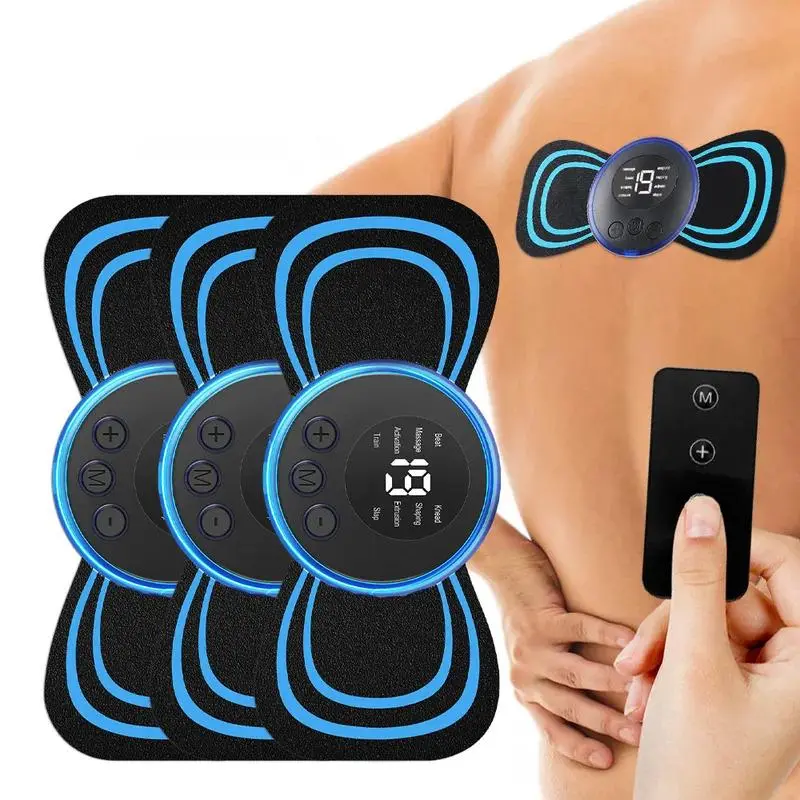 Full Body Sports Massager for Abdomen, Shoulder,Neck, Whole Body, Portable Mini Massage Patch，Non-medical devices