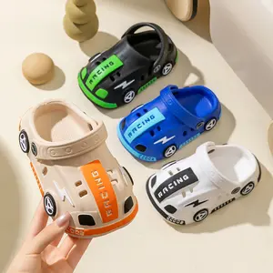 2025 Trendy EVA Car Cartoon Closed-Toe Clogs For Kids - Soft Bottom Summer Outdoor Slippers, Unisex Babies To Toddlers! Adorable Auto Design # TikTokKidsHaul. # Summer2025 Vibes # 2025SummerFootwear # ClosedToeKidsSlippers