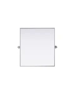 Elegant Kitchen & Bath MR6H2730SIL Amoura 27 x 30 in. Pivot Mirror, Silver