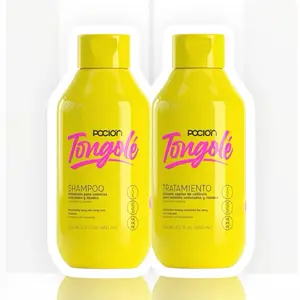 Pocion Tongole Shampoo & Conditioner Set for Curly Hair 450ml Each - 2 Pack for Enhanced Hair Care with Coconut Oil & Ceramide Ingredients