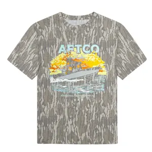 Aftco Men's Homebound mossy tee ,Camo Dad mossy oak T-Shirt Camo | Mossy Oak gift for dad 2026