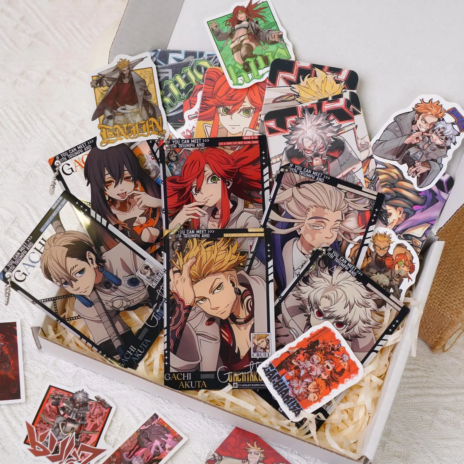 GACHIAKUTA Acrylic Keychain Complete Set,  Perfect Gift for Fans & Collectors