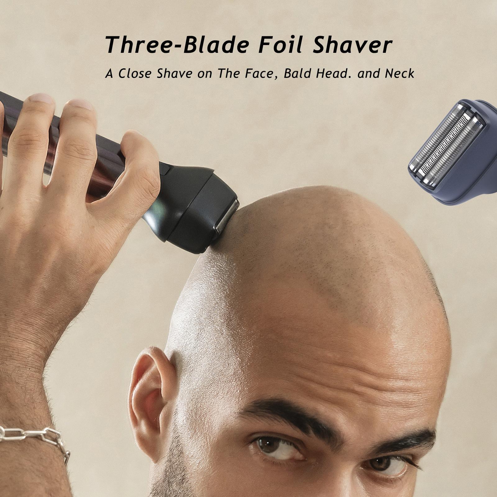 Aesfee Men's Cordless 5-in-1 USB Rechargeable Beard Trimmer Kit - Professional Barber Haircut Kit with Hair Clippers, Foil Shaver, Nose & Body Trimmers, Brush, USB-C Dock, 20-Setting Dial, Stainless Steel Blade, IPX7 Waterproof, Men's Gift, Usb Rechargeab Aesfee Men's Cordless 5-in-1 USB Rechargeable Beard Trimmer Kit - Professional Barber Haircut Kit with Hair Clippers, Foil Shaver, Nose & Body Trimmers, Brush, USB-C Dock, 20-Setting Dial, Stainless Steel Blade, IPX7 Waterproof, Men's Gift, Usb Rechargeab