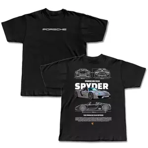 Camiseta Porsche Spyder 918 2 Sided T-shirt
