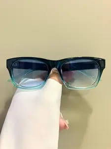 Unisex Simple Style Square Frame Sunglasses, 2024 New Style Trendy Casual Sun Protection Sunglasses for Everyday Use, Fashion Accessories for Outdoor Activities