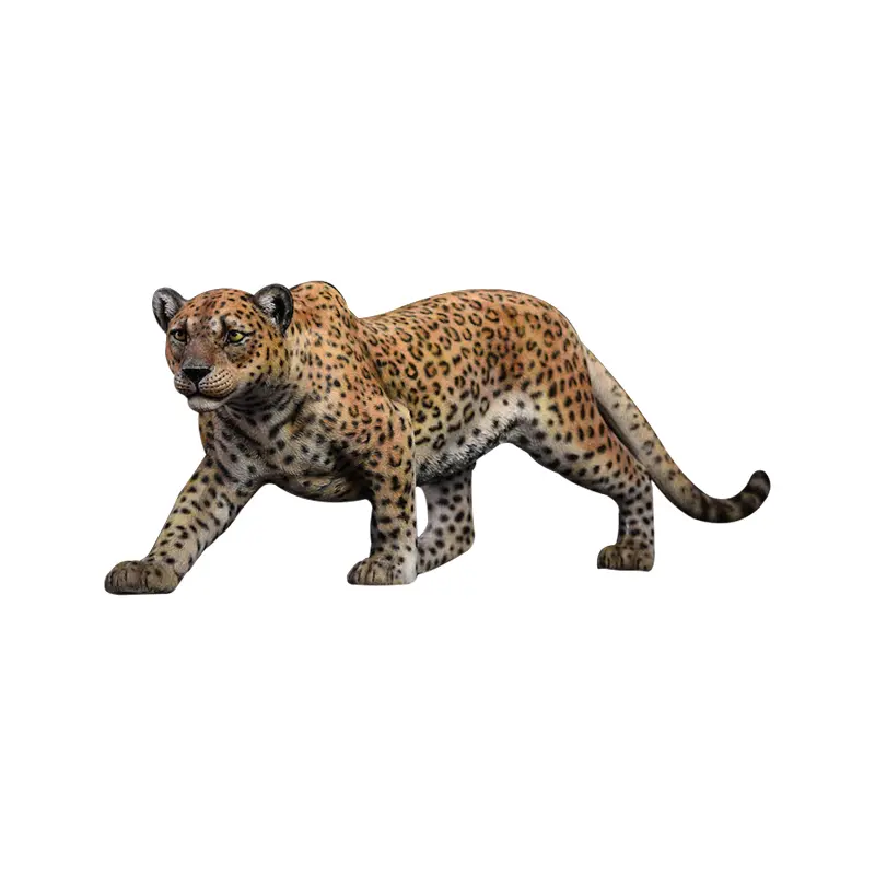 JXK Studio Leopard Figurine Statue SeriesDurable Polyresin with Intricate Details